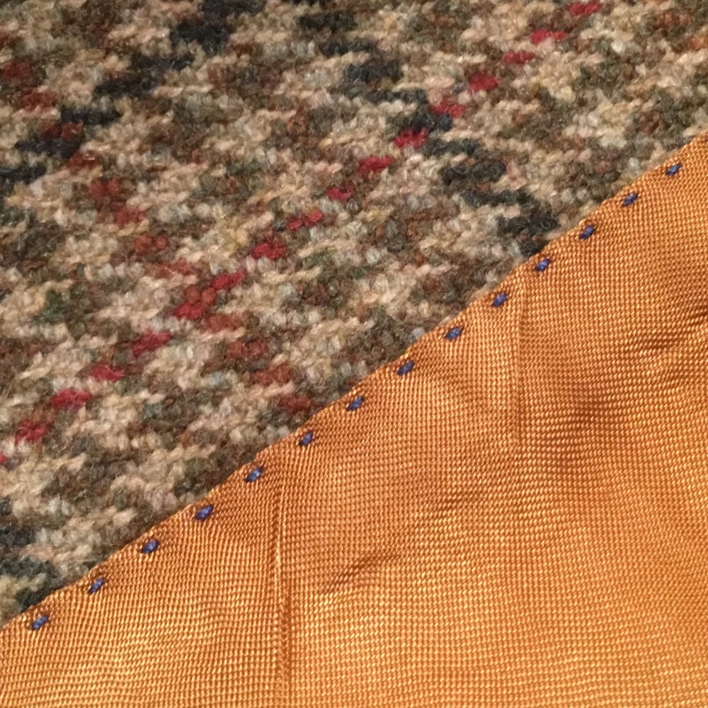 Bespoke Holland and Sherry, Savile Row, Houndstooth Wool Sport Coat - Picture 5 of 16